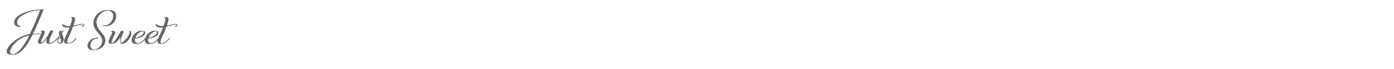 Just Sweet Just Sweet Demo.ttf font preview